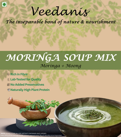 MORINGA SPROUTED MOONG SOUP